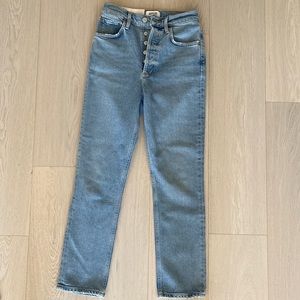Agolde riley crop jeans NWT